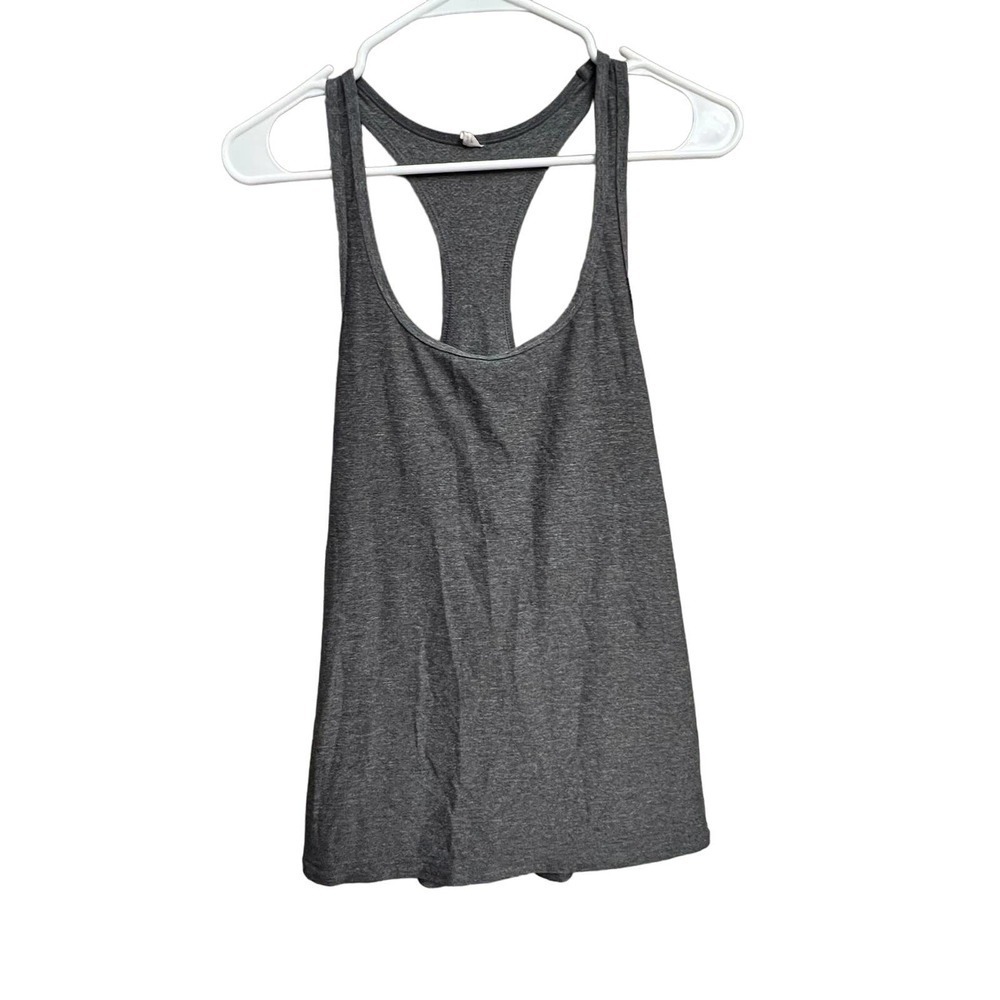 Under Armour Tank Top Women's Size Small S Gray Heatgear Fitted Athletic Shirt